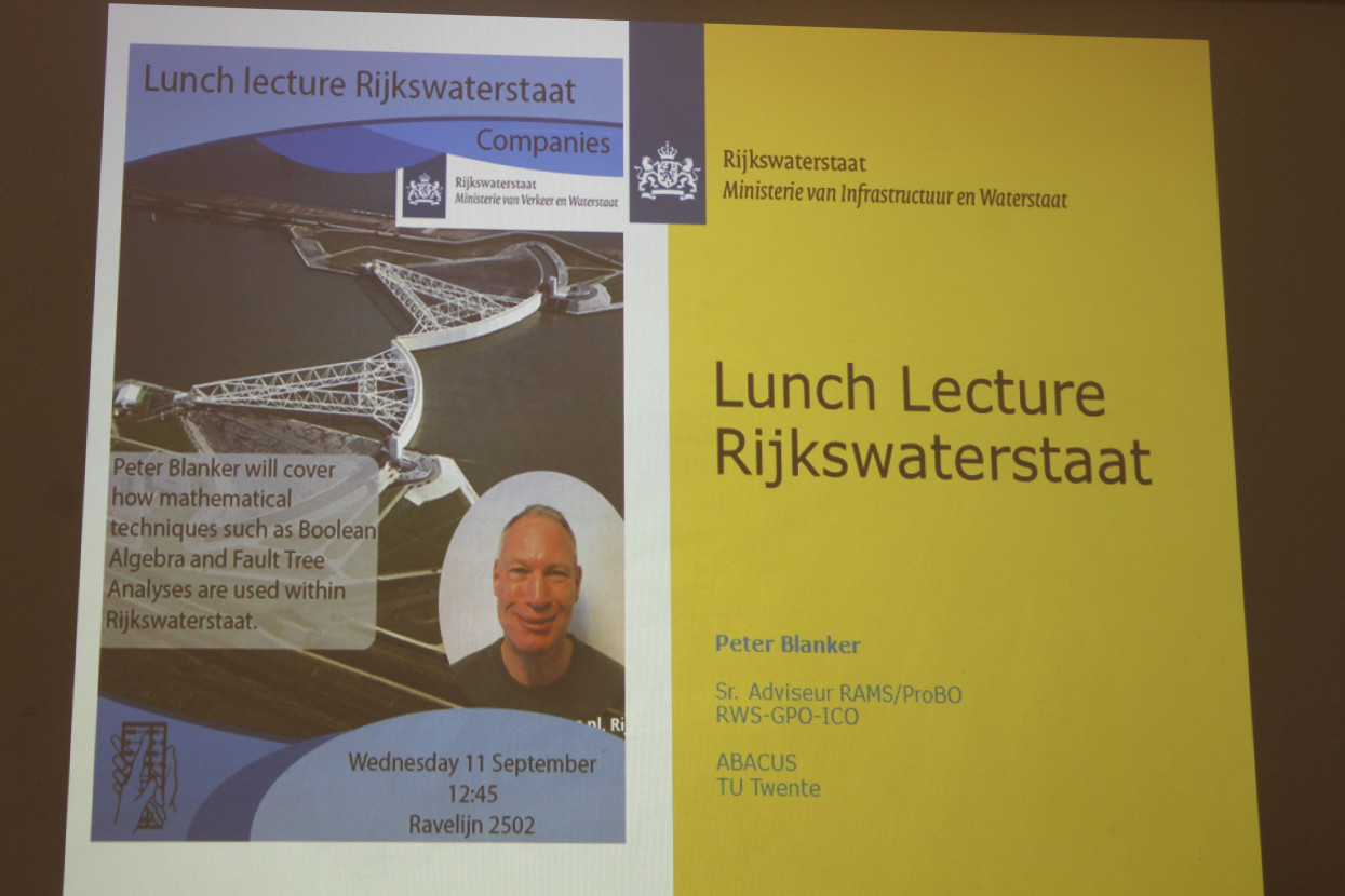 Lunch lecture Rijkswaterstaat