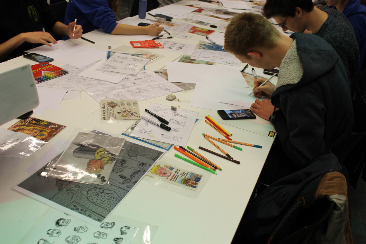 Caricature drawing