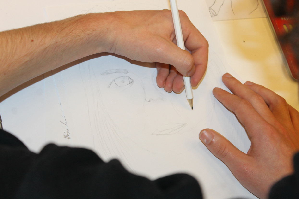 Caricature drawing