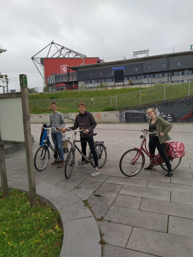 Bicycle puzzle hunt