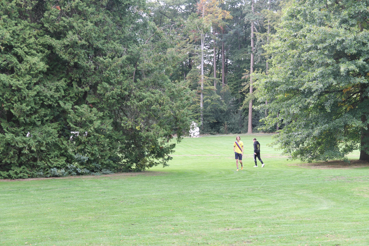 Playing outside