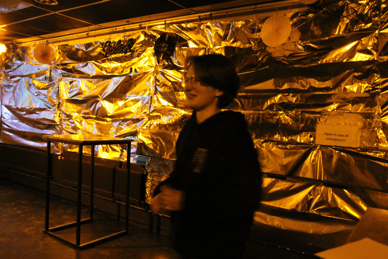 Glow-in-the-dark painting night