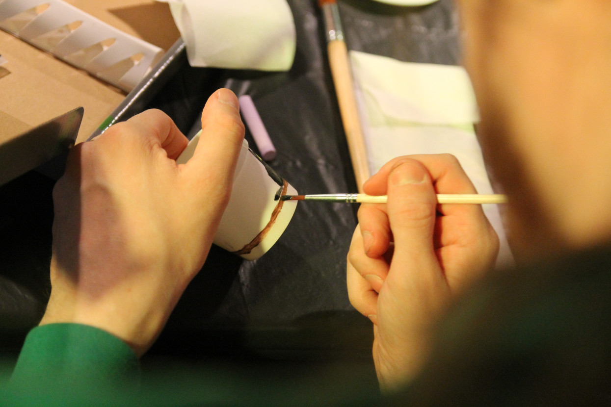 Plant pot painting