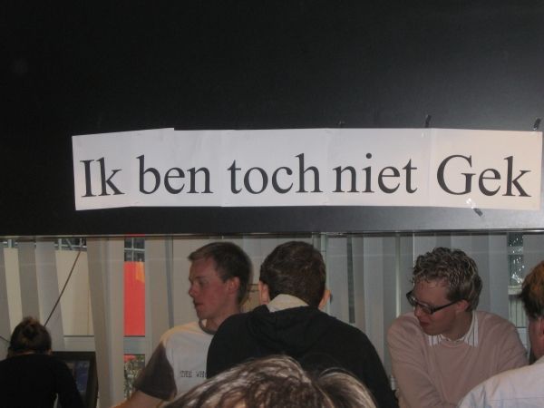 'Op de markt' Borrel