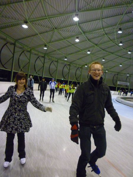 Schaatsen + afterborrel