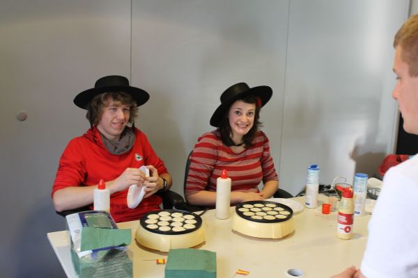 Dies poffertjes, borrel en gourmet