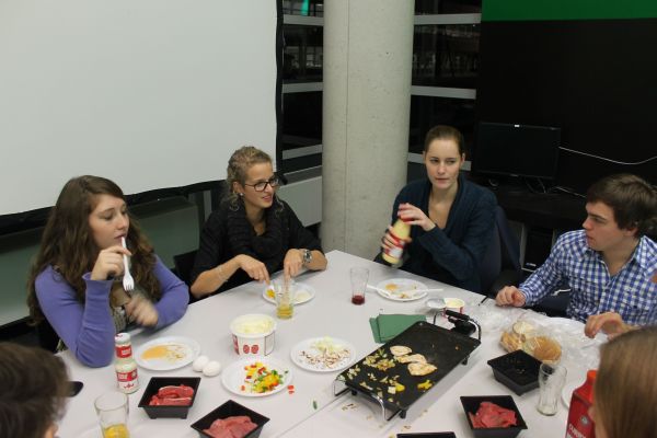 Dies poffertjes, borrel en gourmet