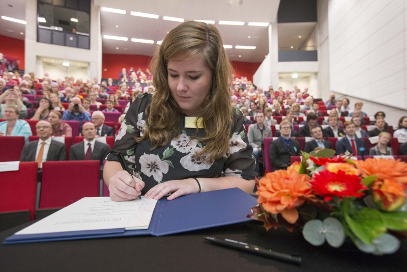 Bachelor graduation ceremony