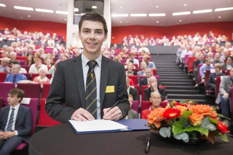 Bachelor graduation ceremony