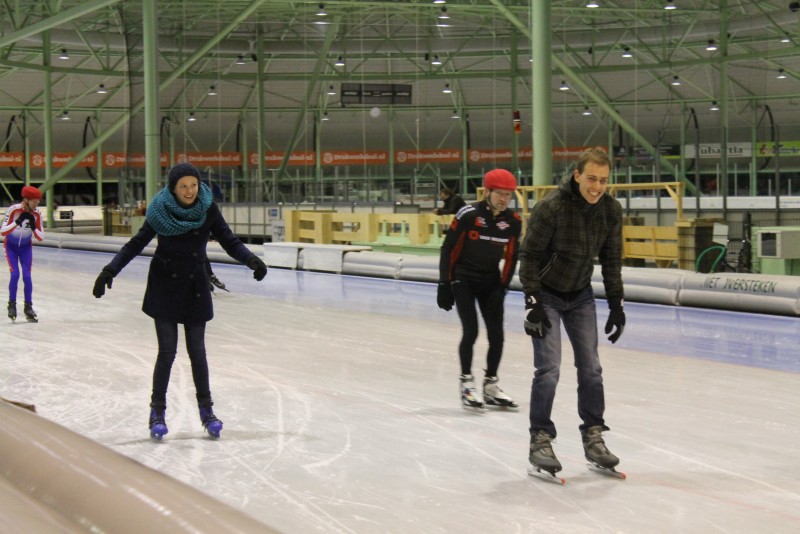 Ice skating