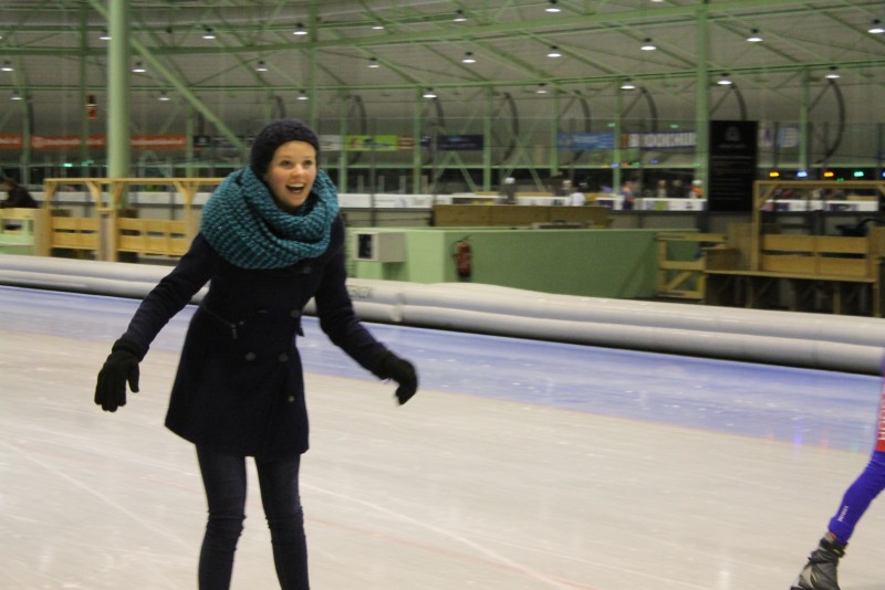 Ice skating