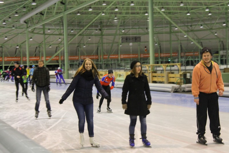 Ice skating