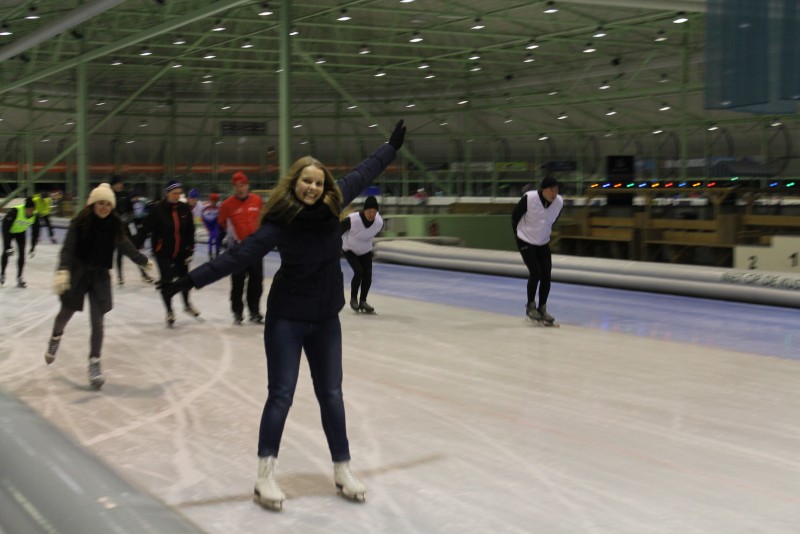 Ice skating