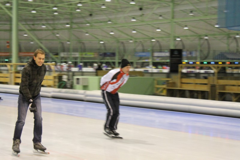 Ice skating