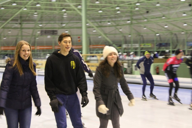 Ice skating