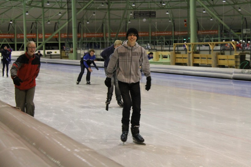 Ice skating