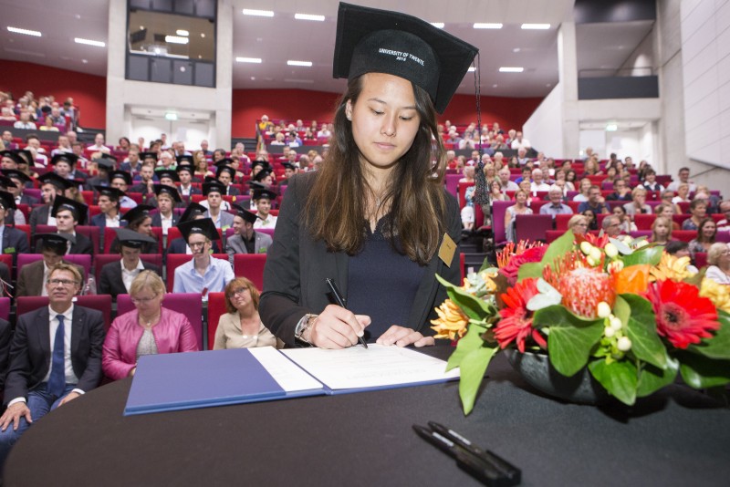 Bachelor graduation ceremony