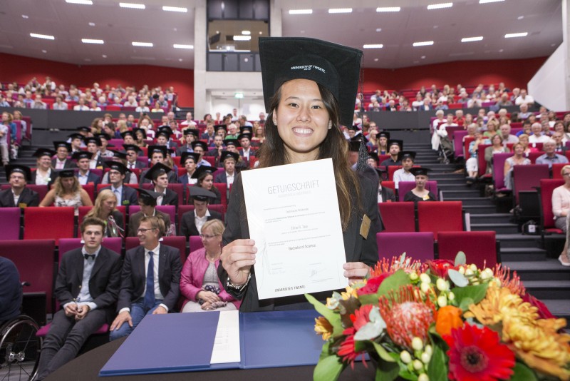 Bachelor graduation ceremony