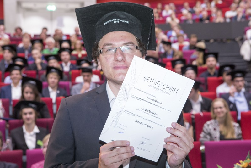 Bachelor graduation ceremony