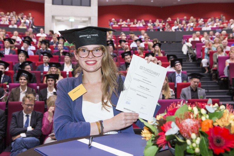 Bachelor graduation ceremony