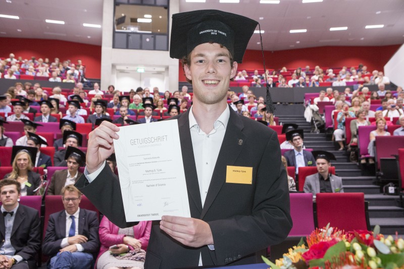 Bachelor graduation ceremony