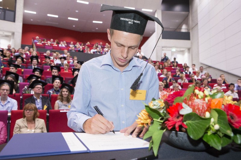 Bachelor graduation ceremony