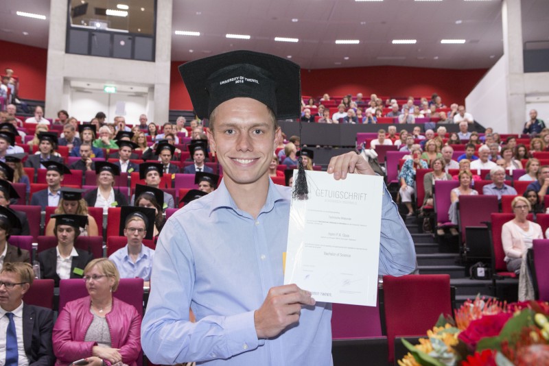 Bachelor graduation ceremony