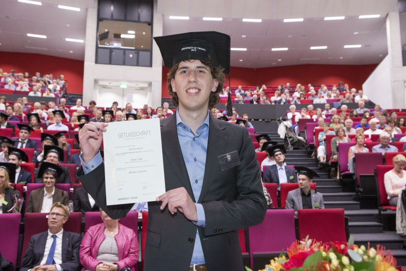 Bachelor graduation ceremony