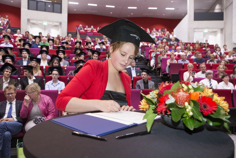 Bachelor graduation ceremony