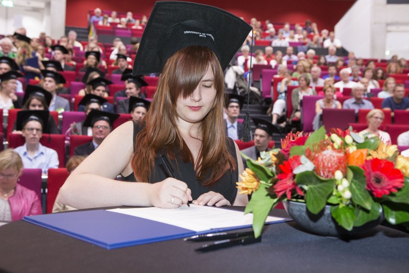 Bachelor graduation ceremony