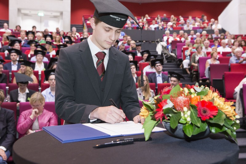 Bachelor graduation ceremony