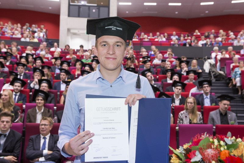 Bachelor graduation ceremony