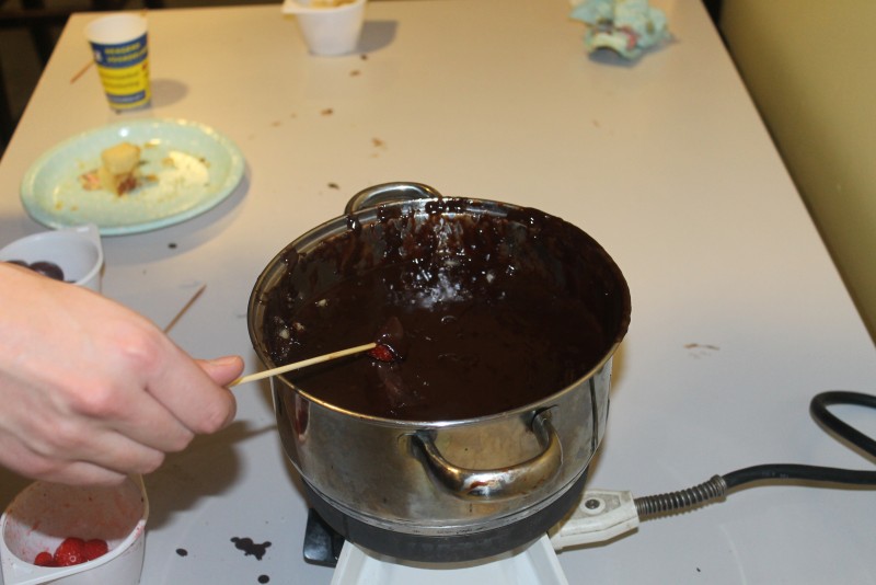 Chocolate fondue