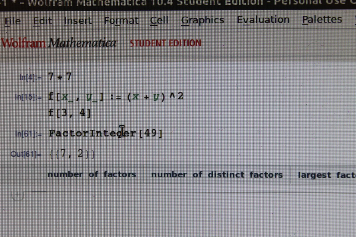Mathematica Course