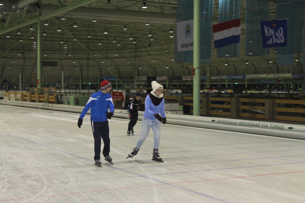 Ice skating