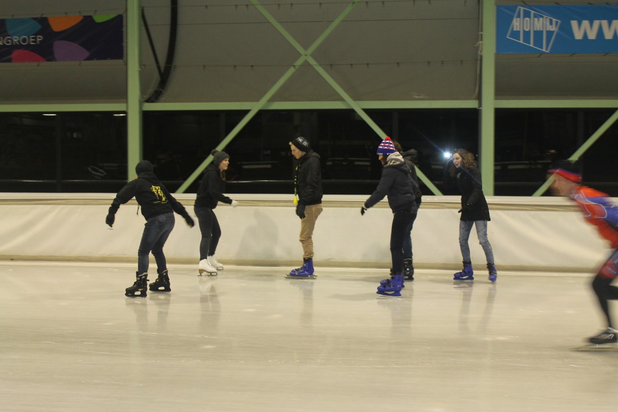 Ice skating