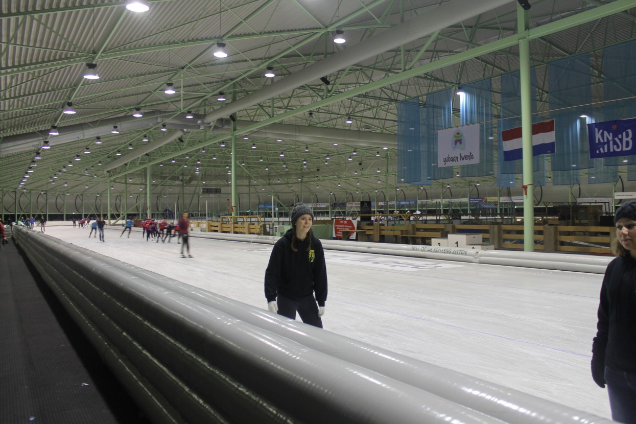 Ice skating