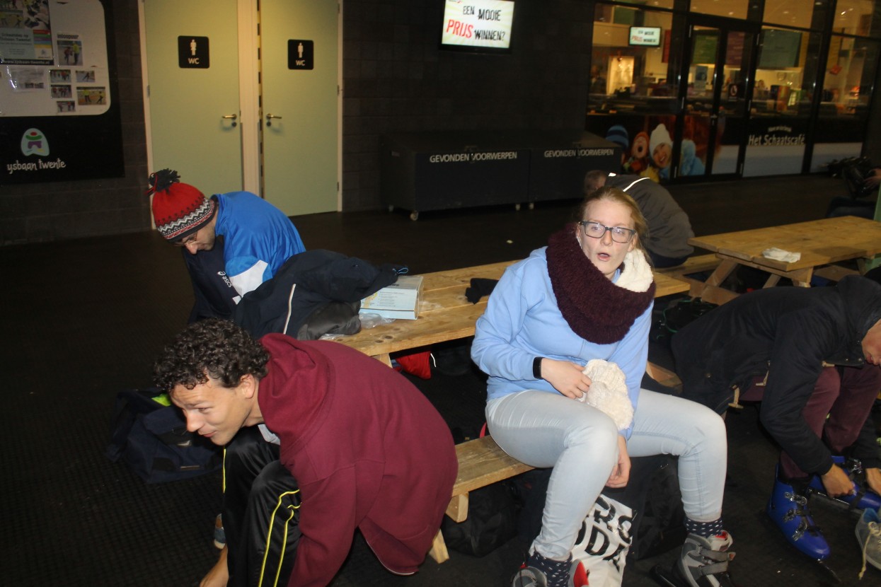 Ice skating