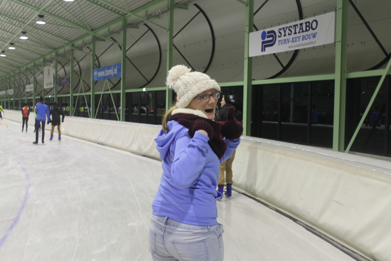 Ice skating