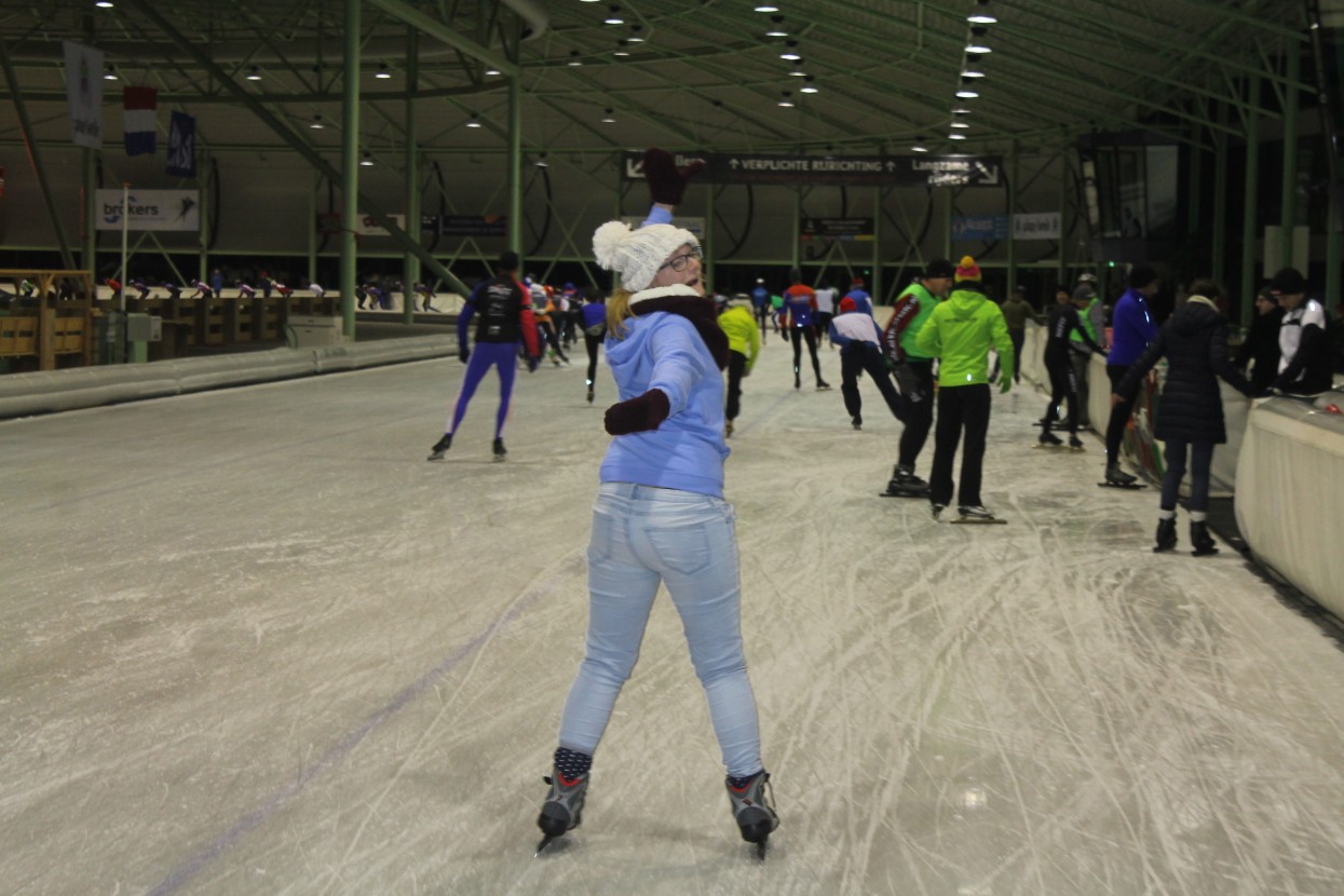 Ice skating