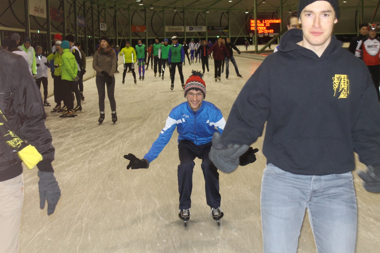 Ice skating