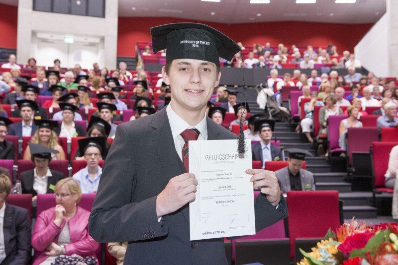 Bachelor graduation ceremony