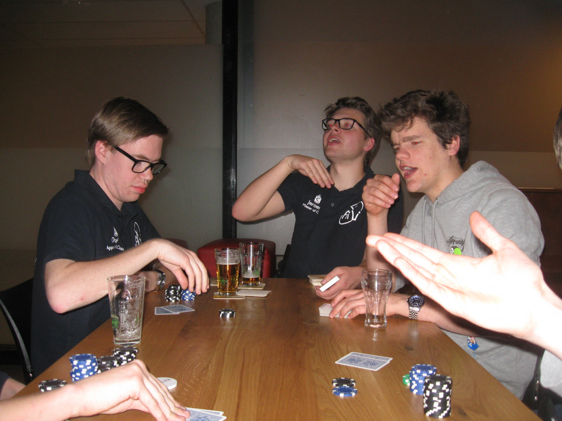 Poker tournooi met Inter-Actief