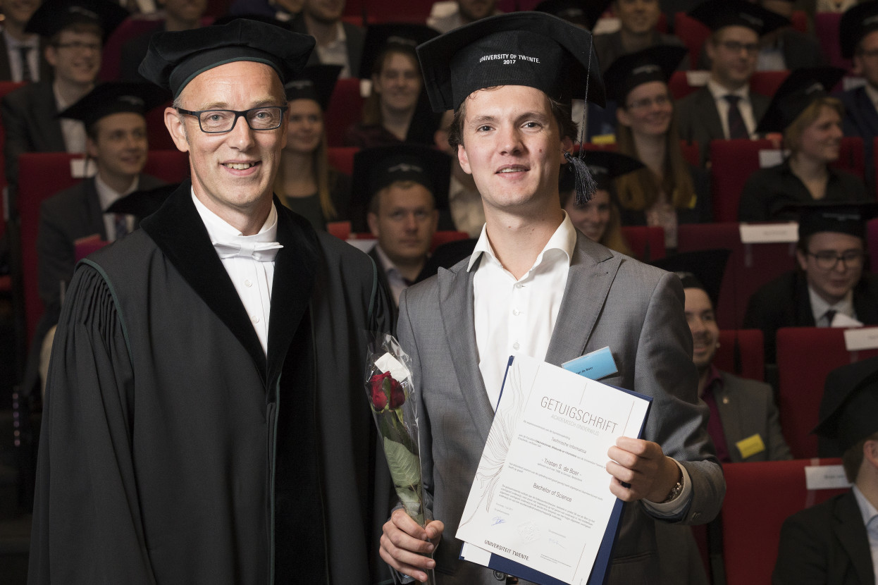 Bachelordiploma-uitreiking