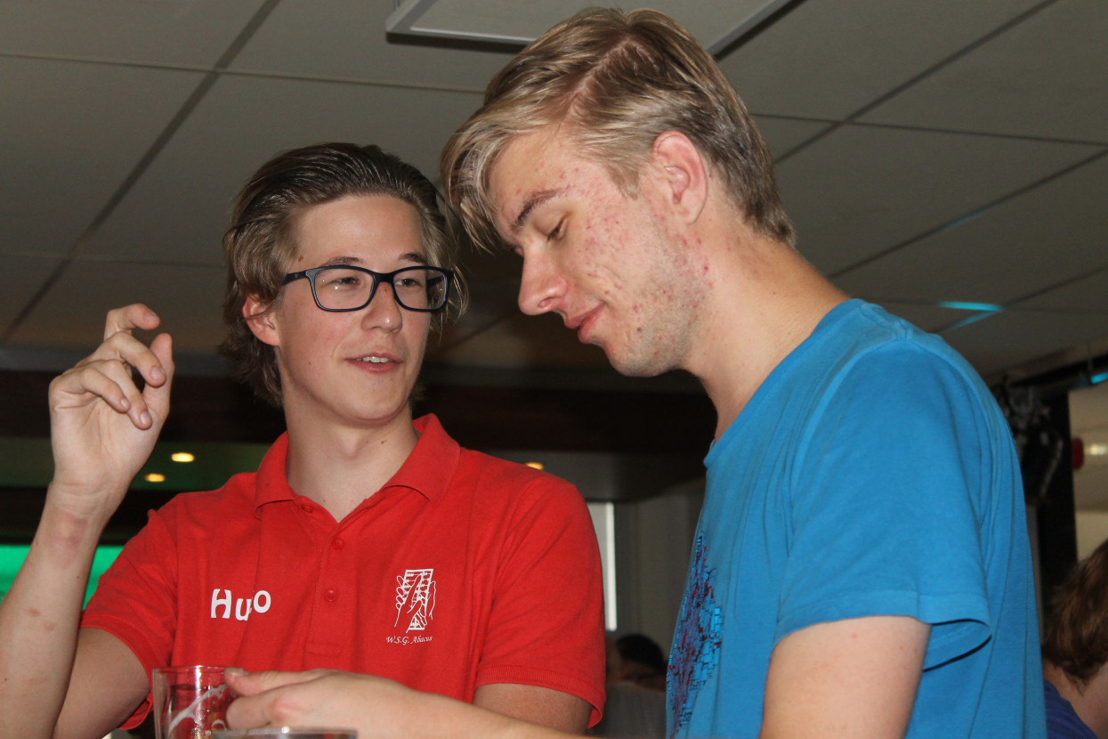 Studiereis uitzwaai borrel