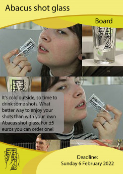 Order your Abacus shot glass!