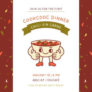 CookCooC dinner: Chili sin Carne